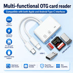 2026 Multifunctional High-Performance OTG Card Reader – Compatible with Mobile Phones, PCs, Action Cameras, Tablets, and Cameras; Safety Certified.