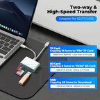 2026 Multifunctional High-Performance OTG Card Reader – Compatible with Mobile Phones, PCs, Action Cameras, Tablets, and Cameras; Safety Certified.