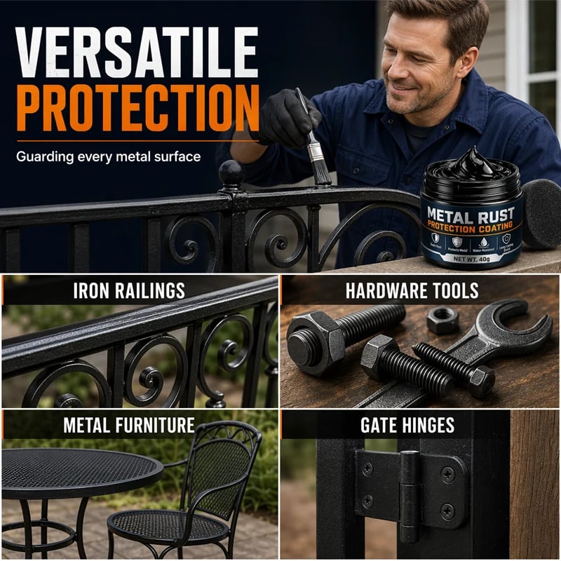 🔥😍LAST DAY 49% OFF 💥Metal Rust Protection Black Repair Paste