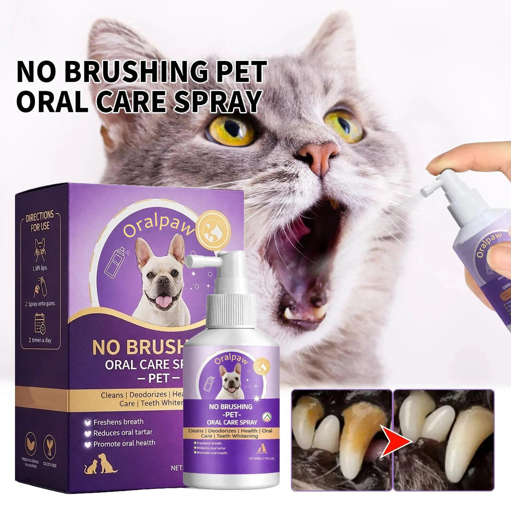 Oralpaw®︎🍃 NO BRUSHING oral care spray for dogs cats