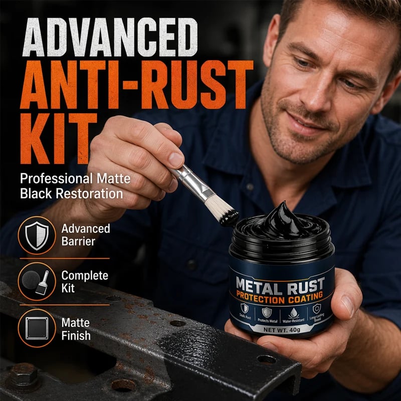 🔥😍LAST DAY 49% OFF 💥Metal Rust Protection Black Repair Paste
