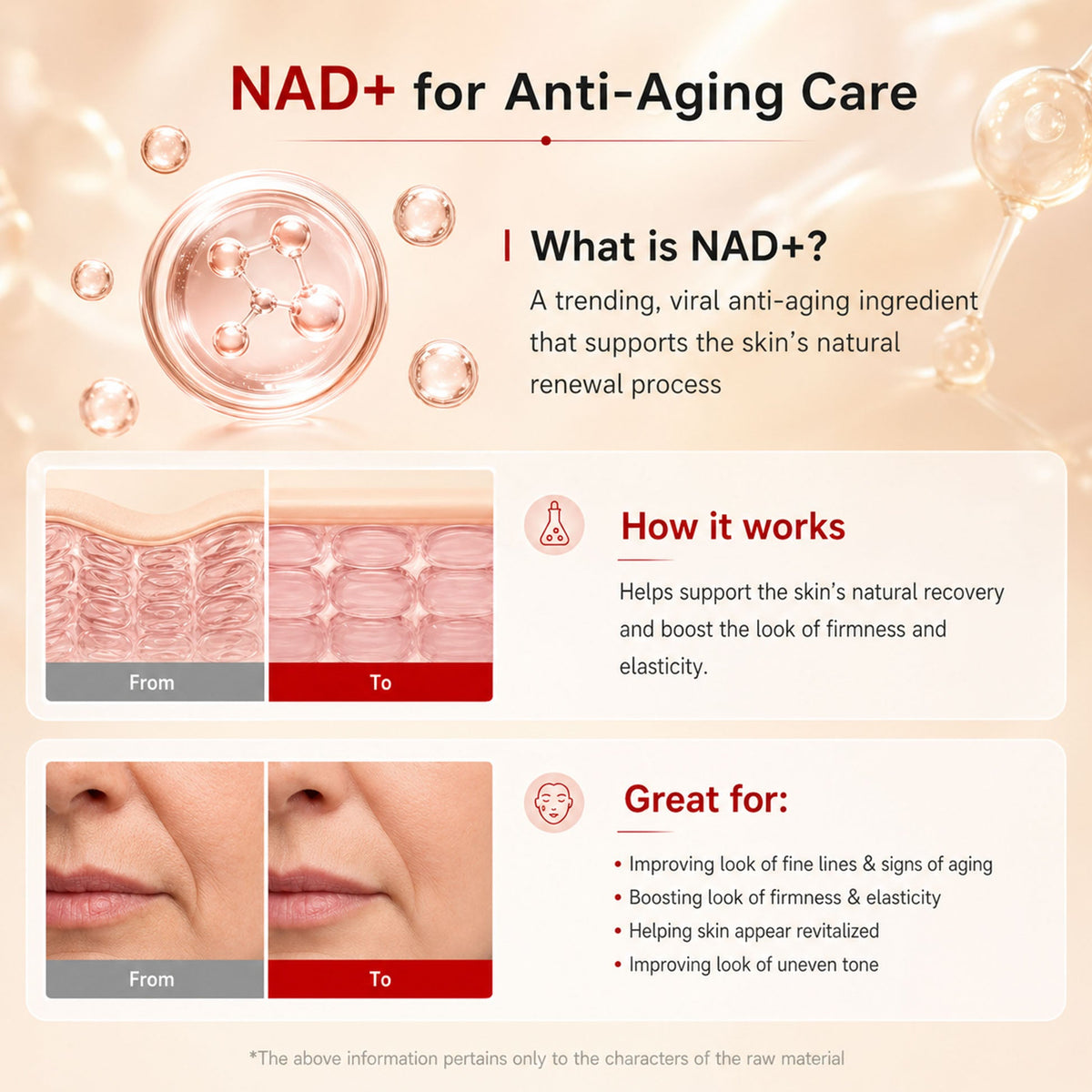 Korean Beauty NAD+ Face & Neck Firming Serum