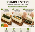 🍣 50% OFF Sushi Maker Mold – Perfect Homemade Rolls Made Easy