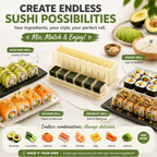🍣 50% OFF Sushi Maker Mold – Perfect Homemade Rolls Made Easy