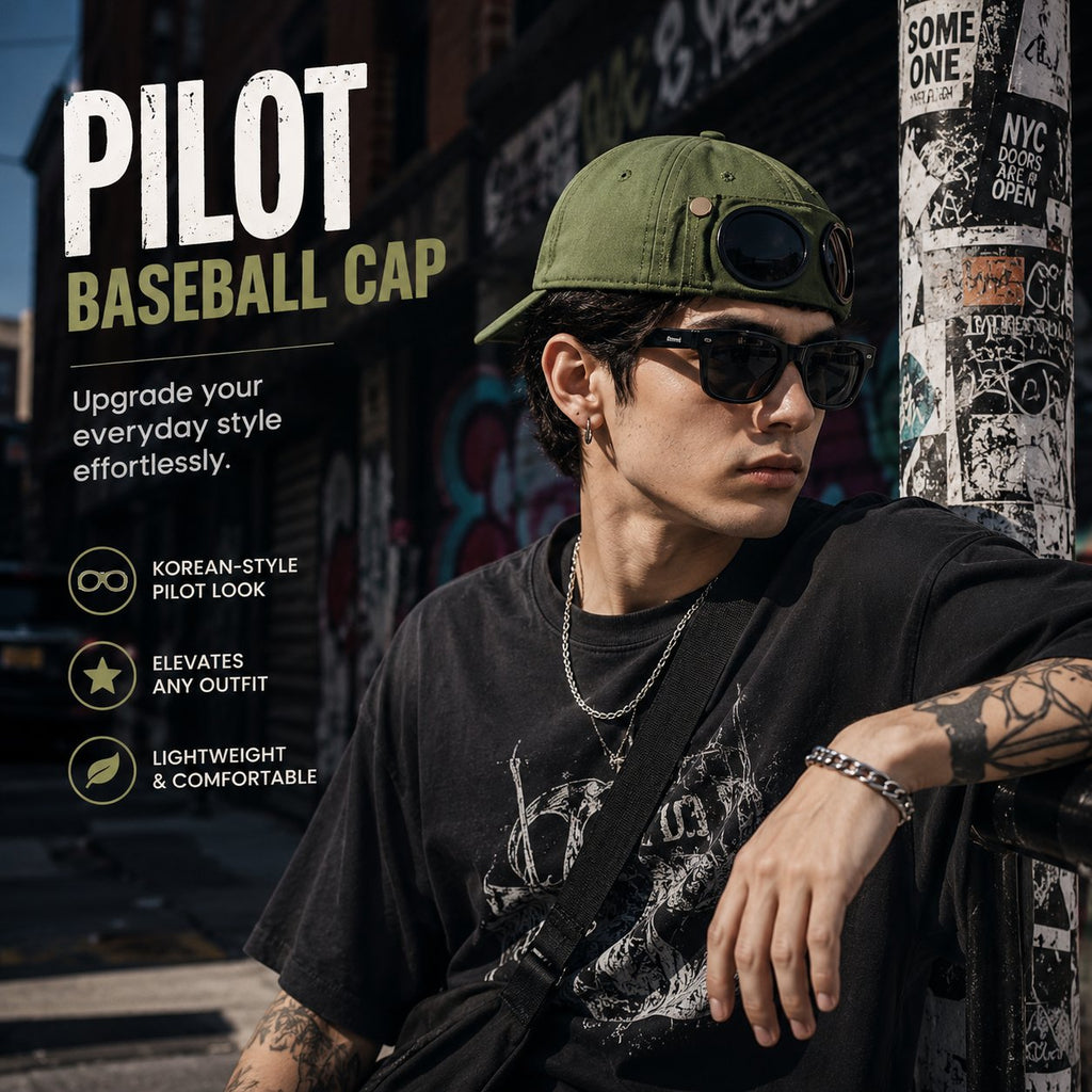 Men's Korean Style Pilot Cap - Upgrade Your Everyday Look
