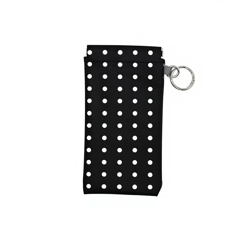 PU Leather Sunglasses Pouch | Portable Glasses Storage Bag with Keychain