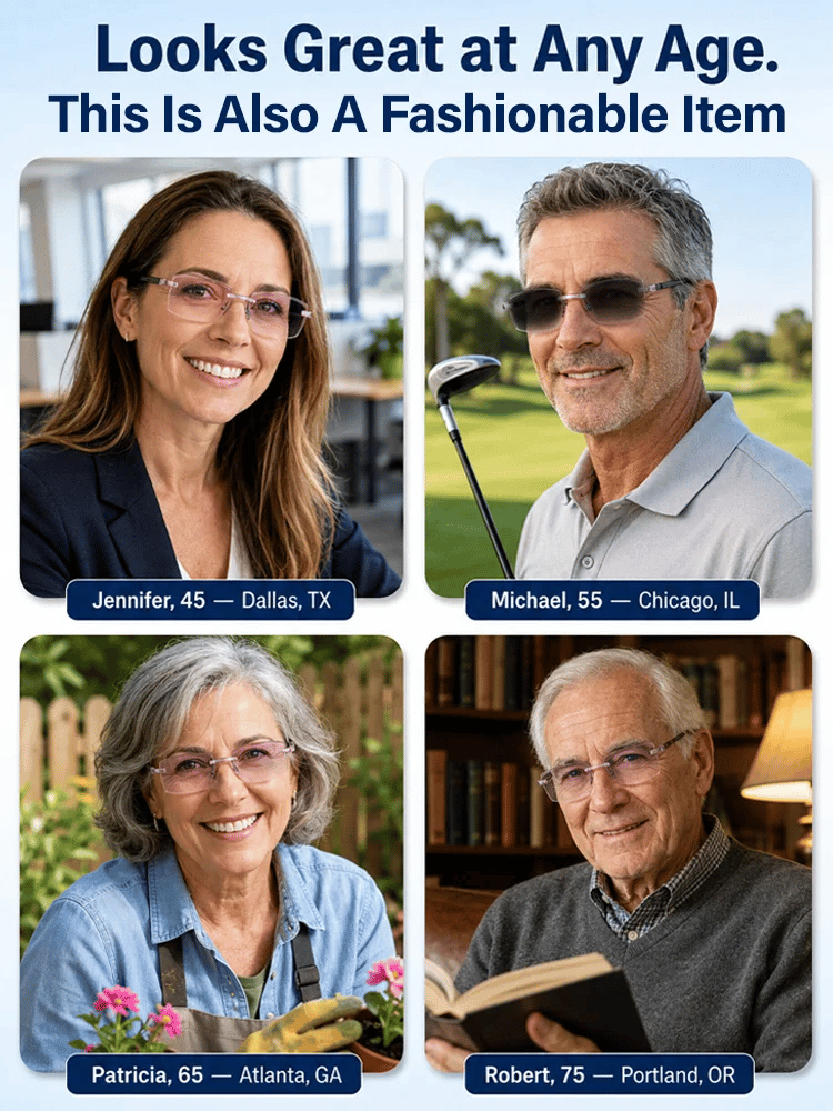 [Regain Your Youthful Vision] Smart Diamond‐Cut Reading Glasses 🔍