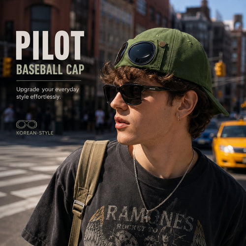 Men's Korean Style Pilot Cap - Upgrade Your Everyday Look