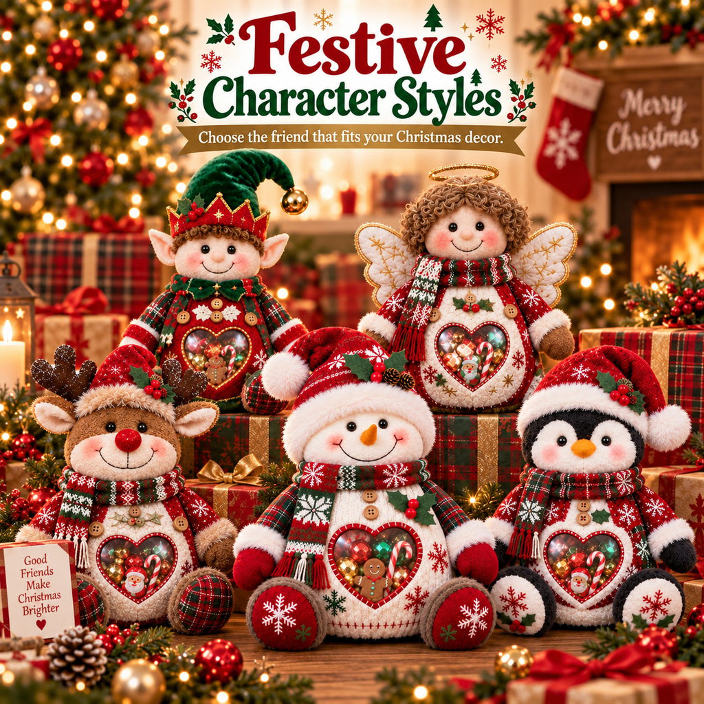 💯🎅 Refillable Christmas Figurine Treat Holder
