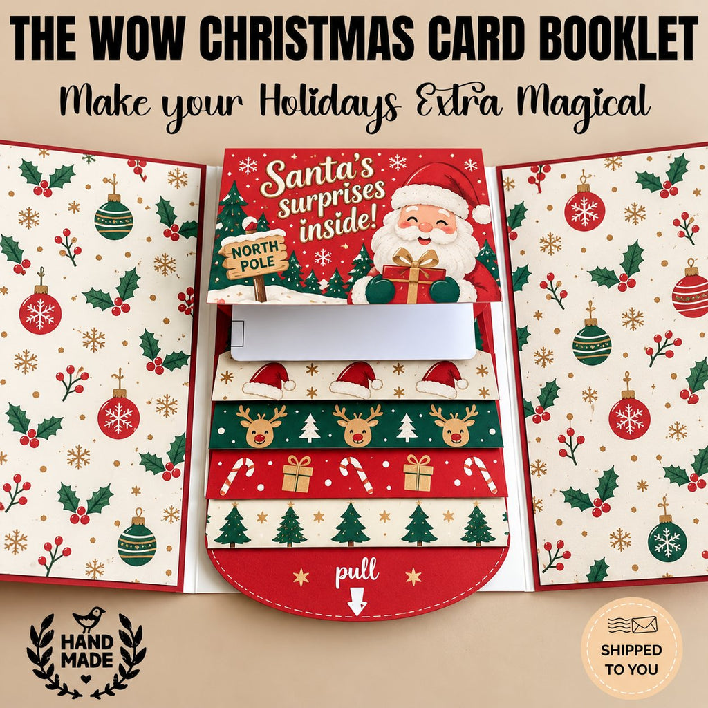 ⏰LAST DAY 50% OFF - 2026 New 🎅💳 Waterfall Christmas Gift Card Booklet ✨
