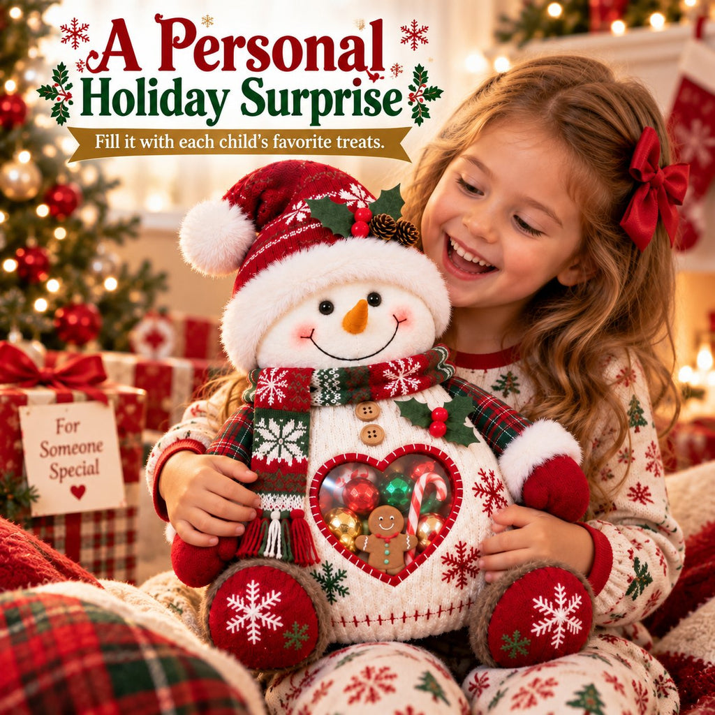 💯🎅 Refillable Christmas Figurine Treat Holder