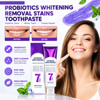 New 7-Pro Intensive Toothpaste | Upgraded Purple Formula with 7 Probiotics | Deep Enamel Repair & Long-Lasting Freshness