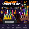 🎃 Halloween Finger Projector Lights – Mini Pattern Projector
