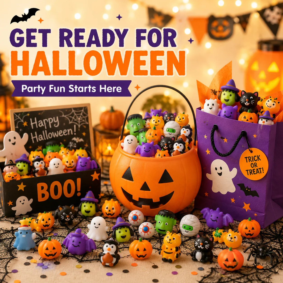 🔥Last Day 50% OFF - 🎃Halloween Mochi Squishy Toys