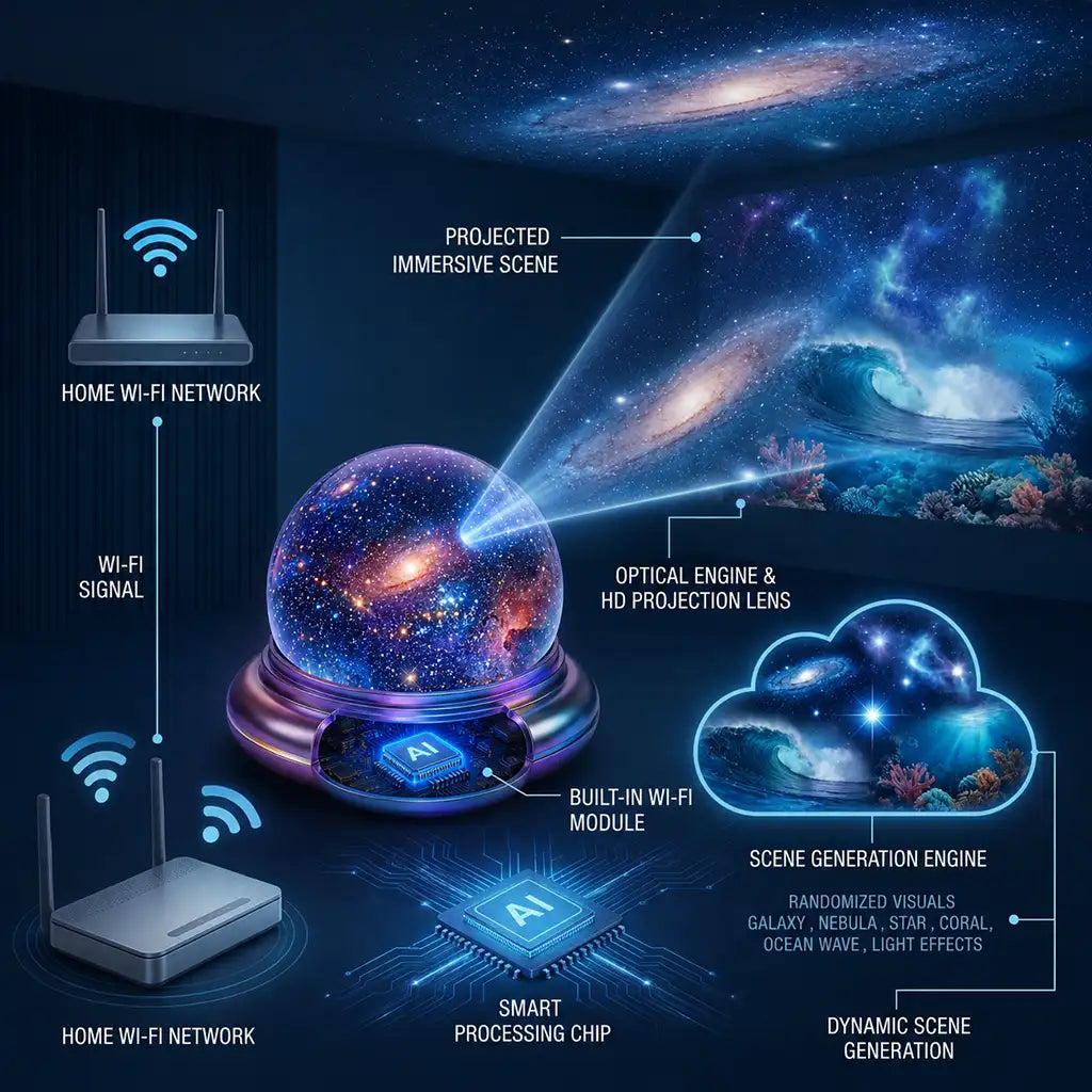 NOVOLUX®🔮𝐍𝐄𝐗𝐓-𝐆𝐄𝐍 𝐒𝐌𝐀𝐑𝐓 𝐏𝐑𝐎𝐉𝐄𝐂𝐓𝐈𝐎𝐍 𝐇𝐃 𝐒𝐦𝐚𝐫𝐭 𝐃𝐲𝐧𝐚𝐦𝐢𝐜 𝟓𝐃 𝐇𝐨𝐥𝐨𝐠𝐫𝐚𝐩𝐡𝐢𝐜 𝐍𝐢𝐠𝐡𝐭 𝐋𝐢𝐠𝐡𝐭 𝐏𝐫𝐨𝐣𝐞𝐜𝐭𝐨𝐫