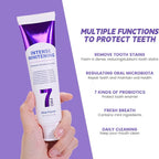 New 7-Pro Intensive Toothpaste | Upgraded Purple Formula with 7 Probiotics | Deep Enamel Repair & Long-Lasting Freshness