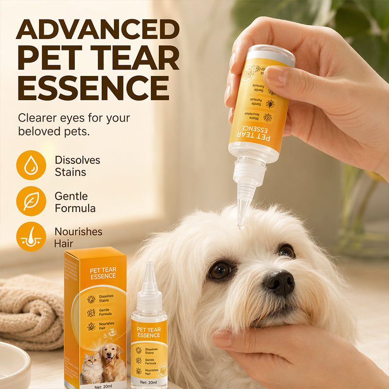 🔥Limited-time 50% off-Gentle Pet Eye Stain Remover Essence Nourishing Drops