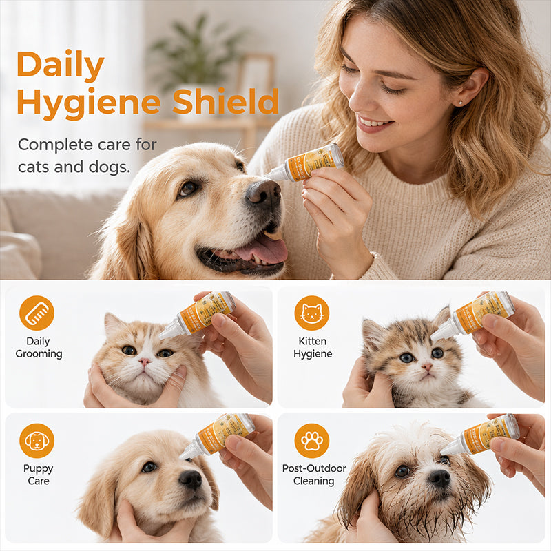 🔥Limited-time 50% off-Gentle Pet Eye Stain Remover Essence Nourishing Drops